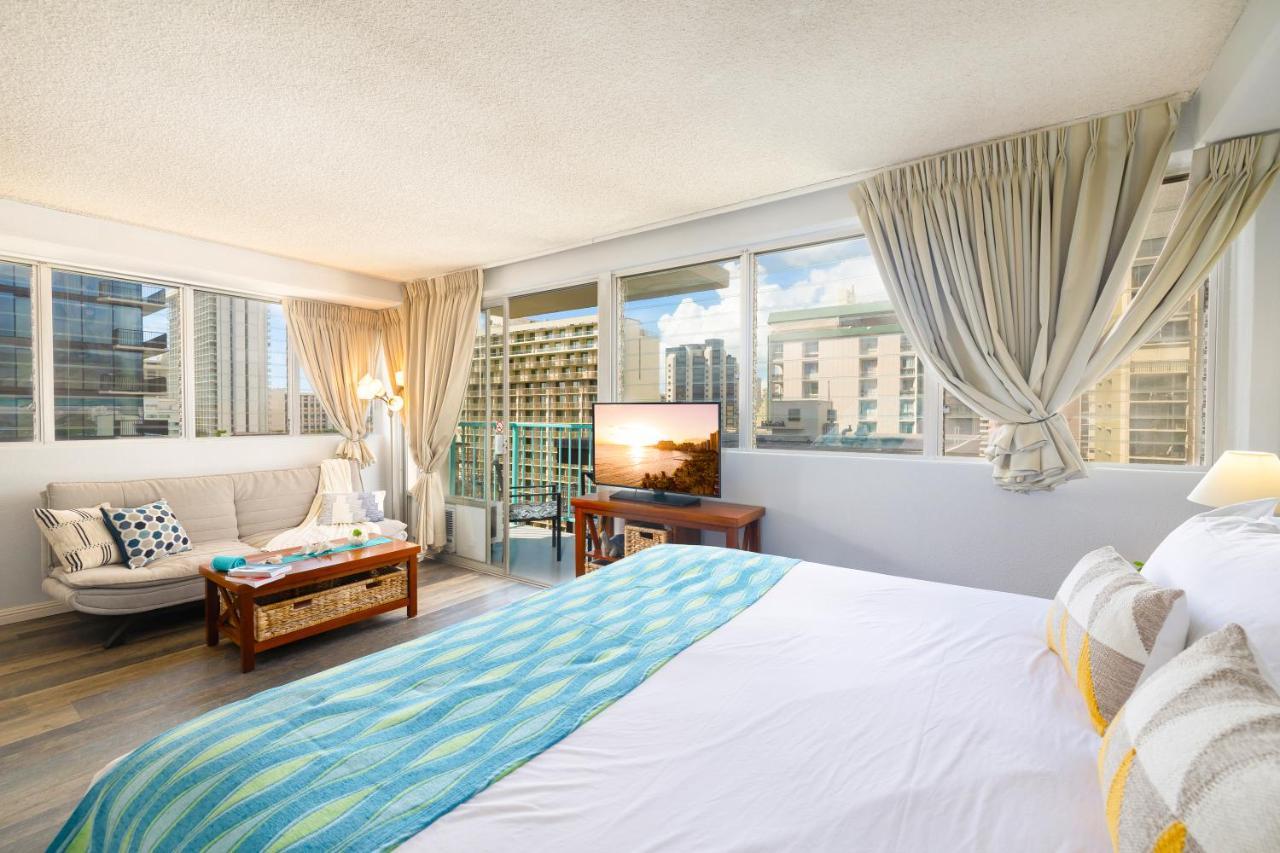 Beautiful Studio In The Heart Of Vibrant Waikiki Honolulu Luaran gambar